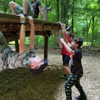 Children climbing